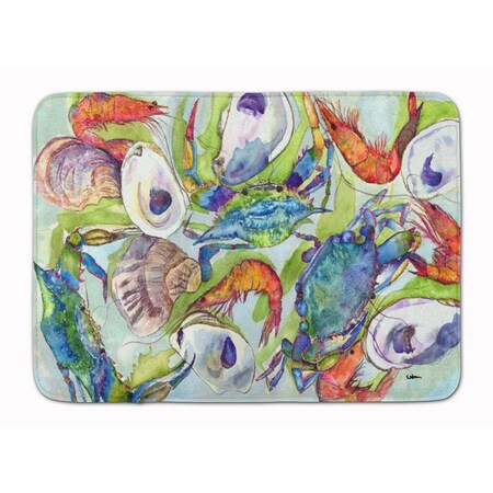 Carolines Treasures Crab Machine Washable Memory Foam Mat 8547RUG